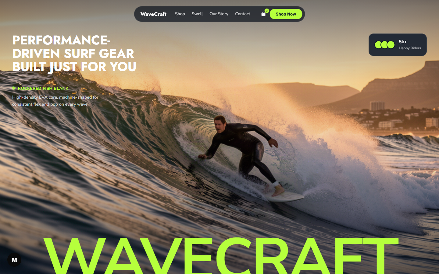 WaveCraft Surf Shop